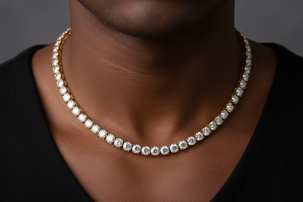 14K gold Moissanite Tennis Chain 3mm VS 4mm VS 5mm(2026 Guide)