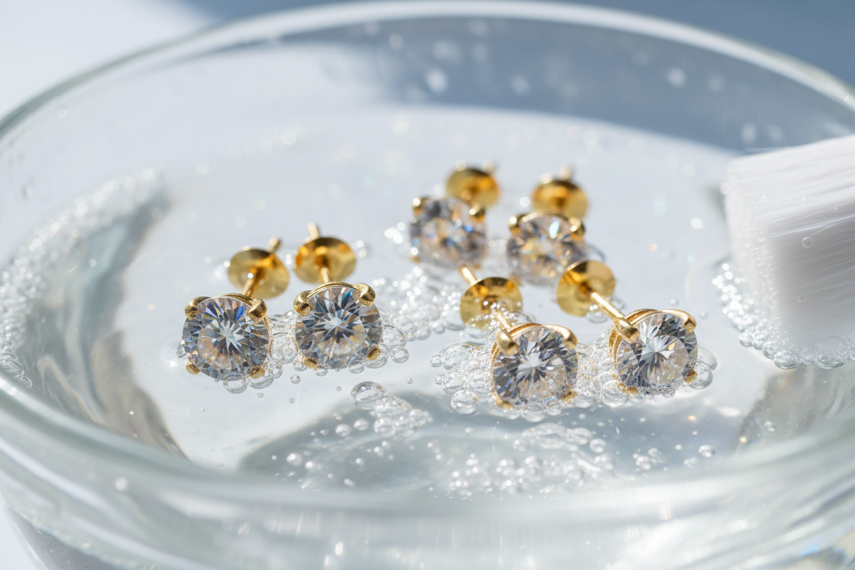 Can gold earrings get wet? Gold earring care tips(2026 Guide)