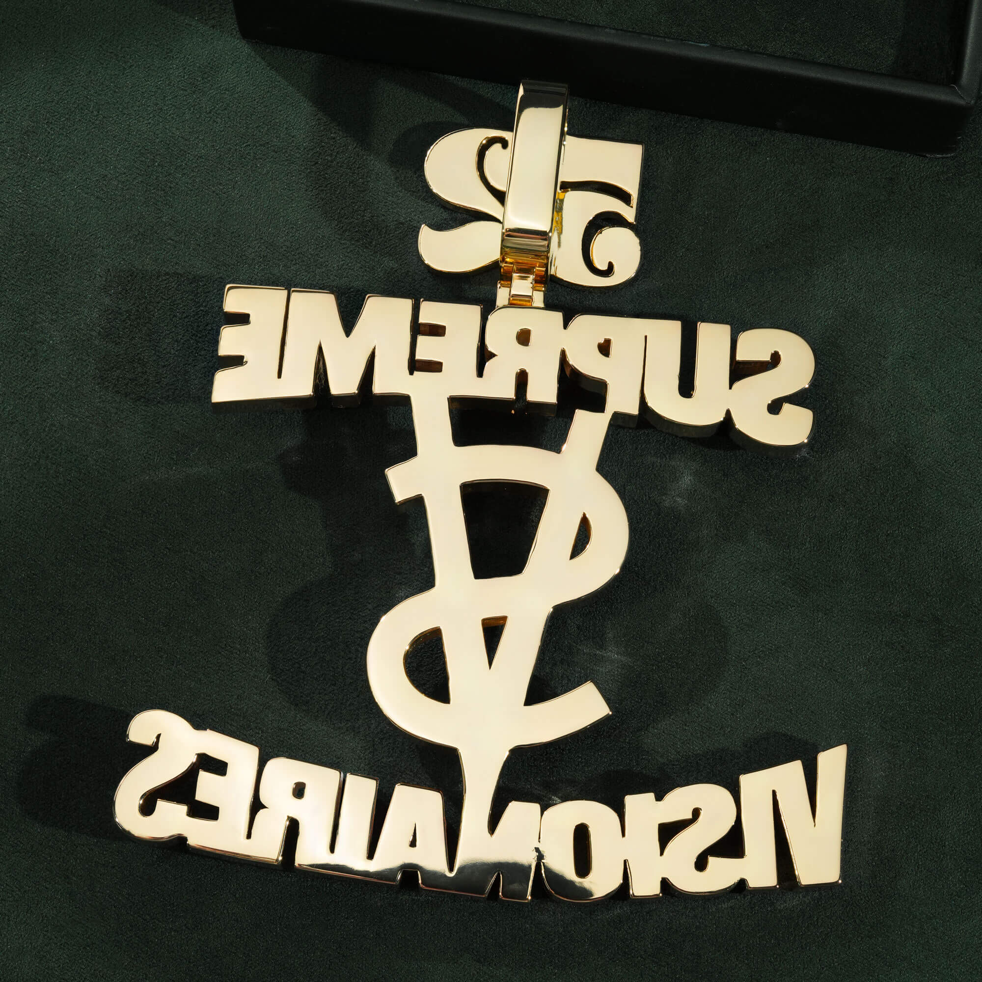 Custom SUPREME VISIONAIRES Dollar Sign Pendant