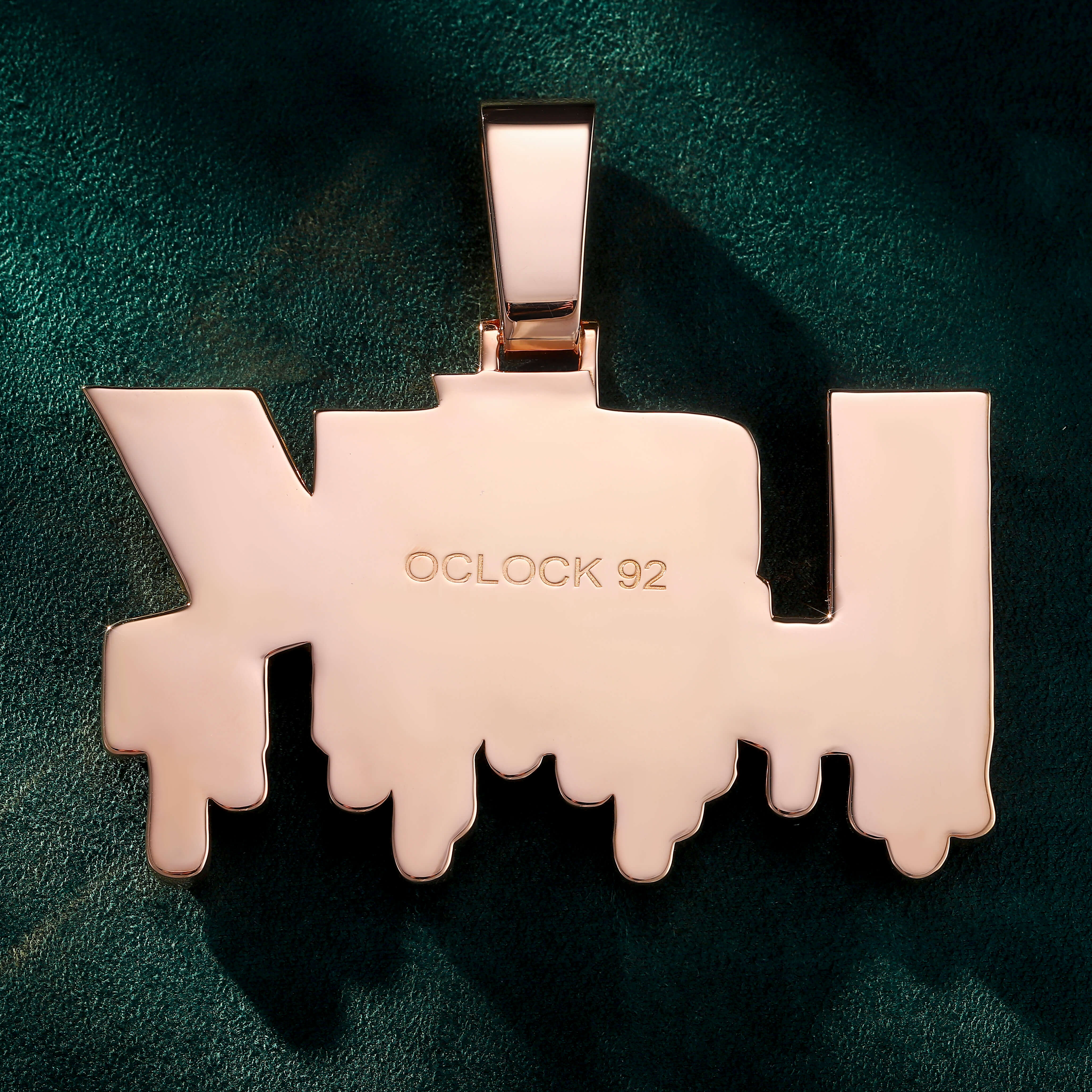 Custom Hip Hop Moissanite “LSK” Pendant – alternate product view 4