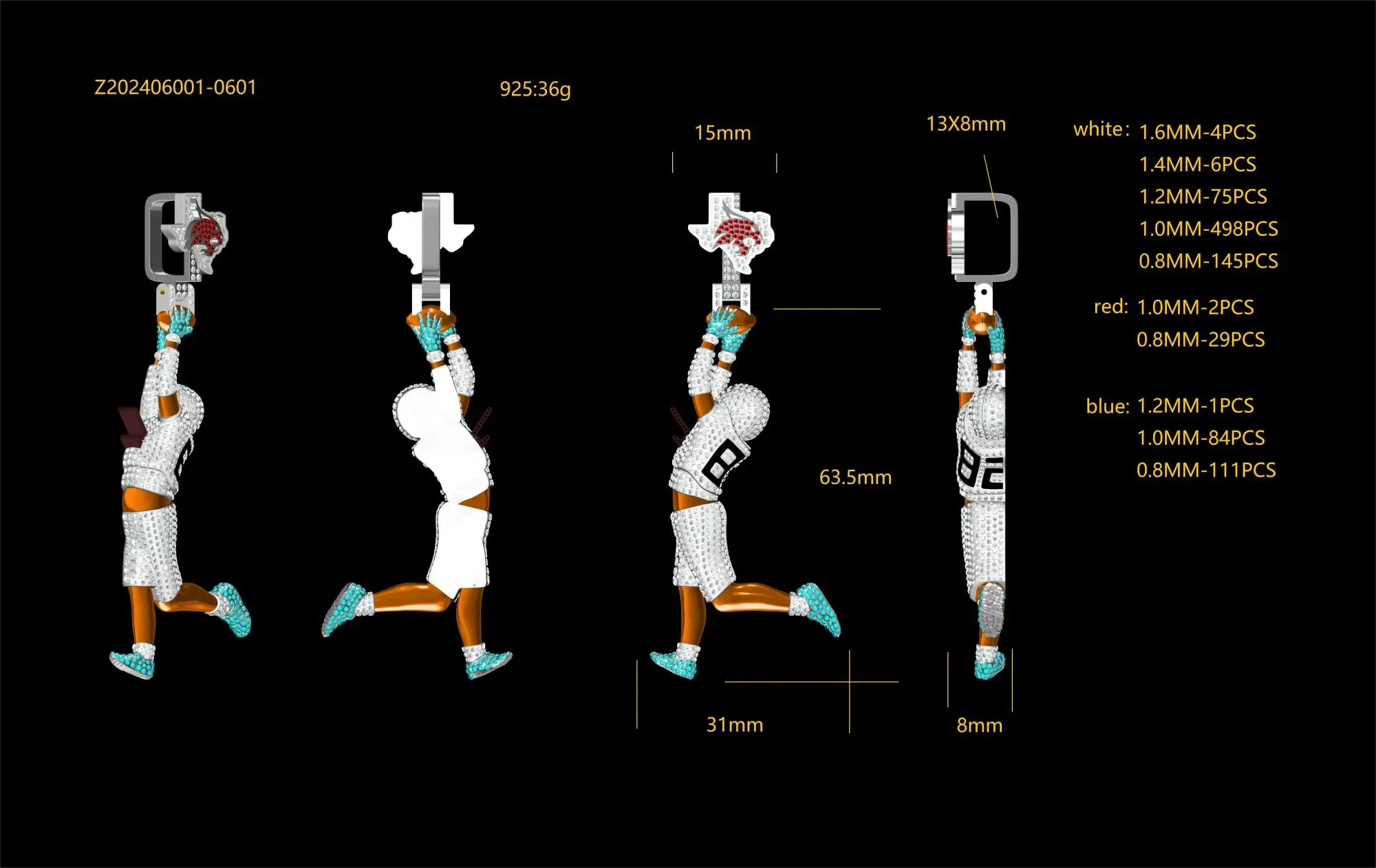 Custom Jewelry Cad Design Deposit（After Placing The Order, We Will Contact You With Jewelry Design.The total amount of custom jewelry that can be deducted）