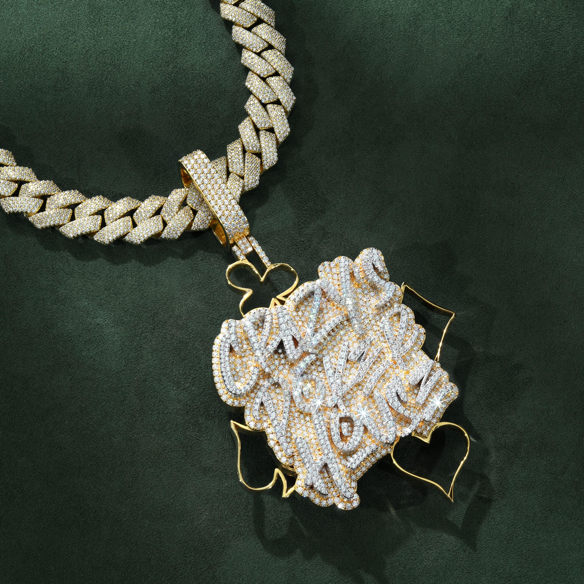 Custom Name VVS Moissanite Pendant