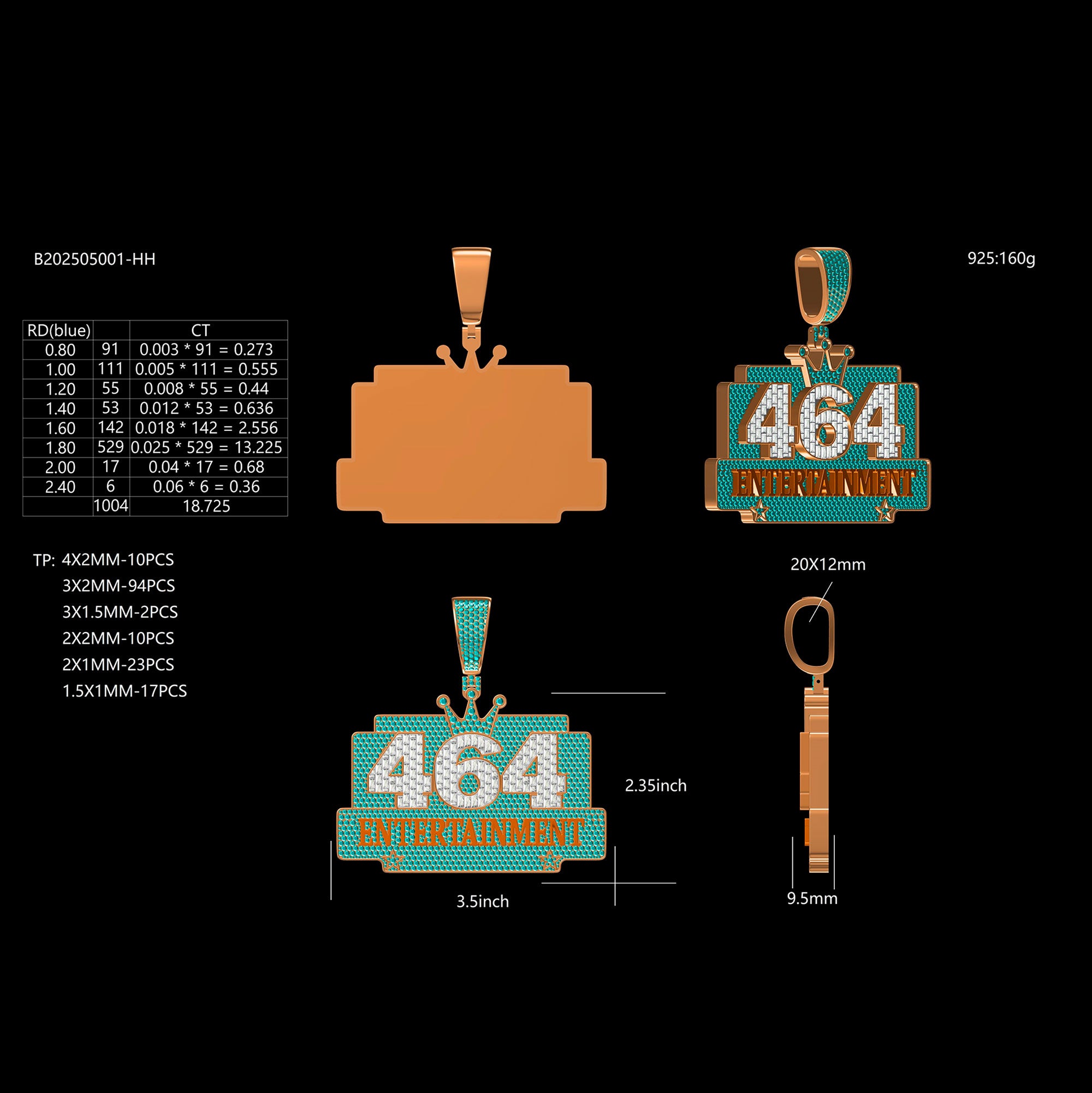 Custom Jewelry Cad Design Deposit（After Placing The Order, We Will Contact You With Jewelry Design.The total amount of custom jewelry that can be deducted）