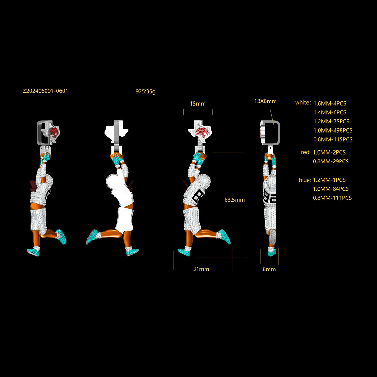 Custom Jewelry CAD Design Deposit – alternate product view 3