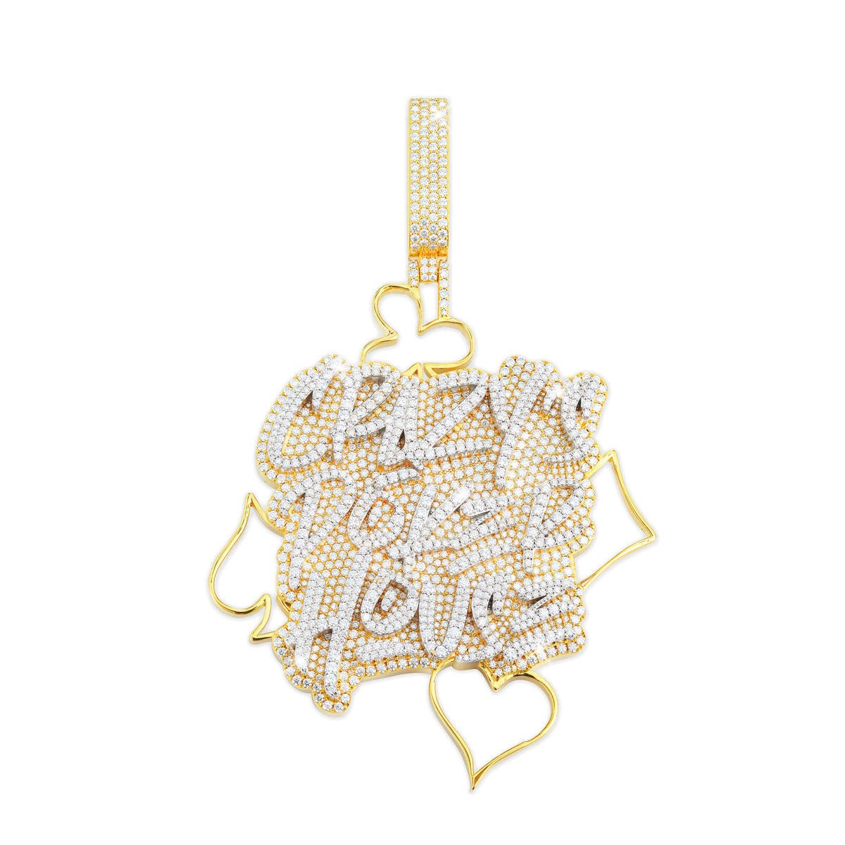 Custom Name VVS Moissanite Pendant – alternate product view 5