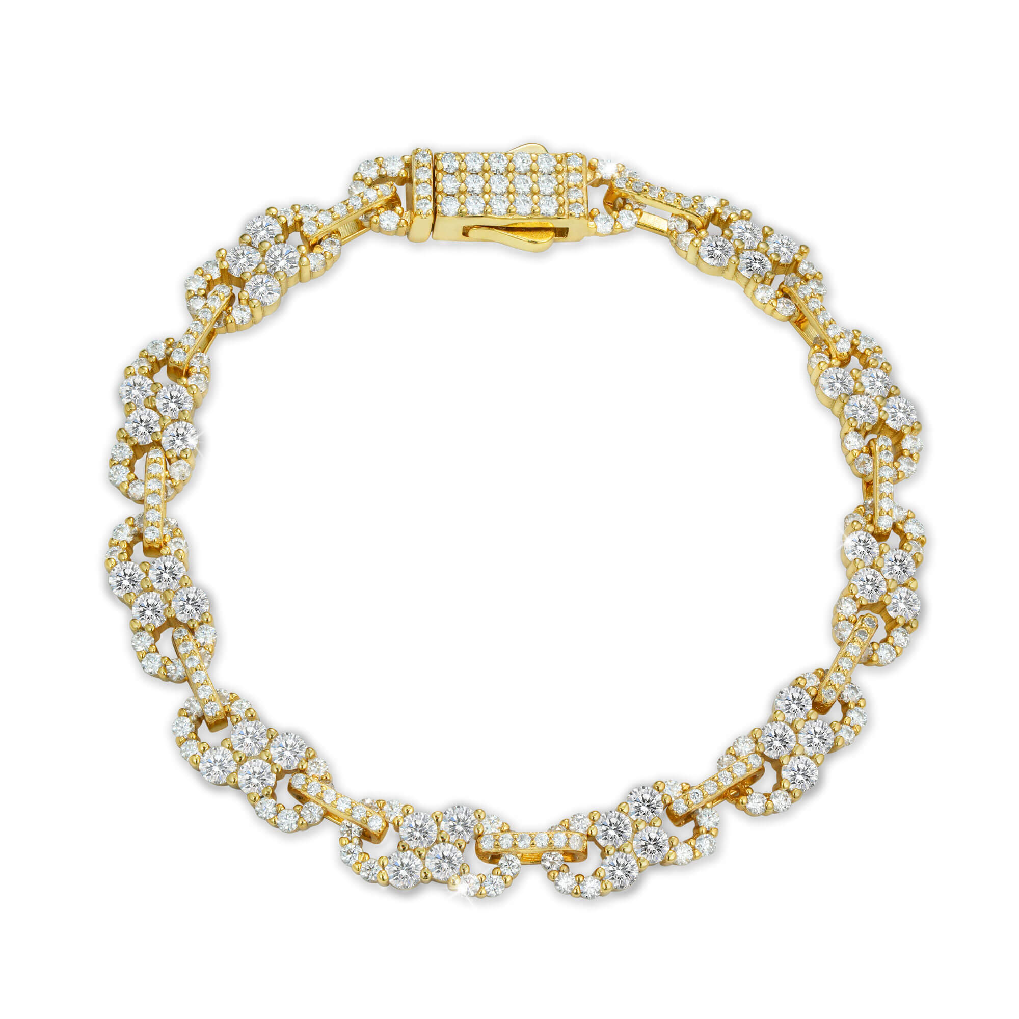 Diamond-Shaped Figure 8 VVS Moissanite Bracelet – alternate product view 5