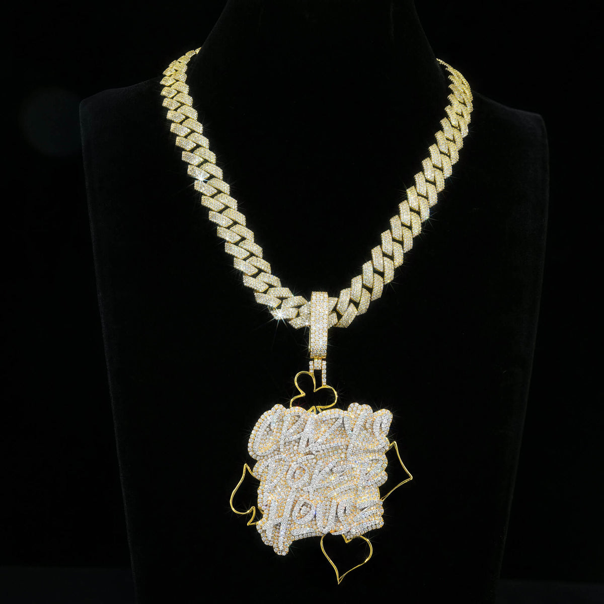 Custom Name VVS Moissanite Pendant – alternate product view 6