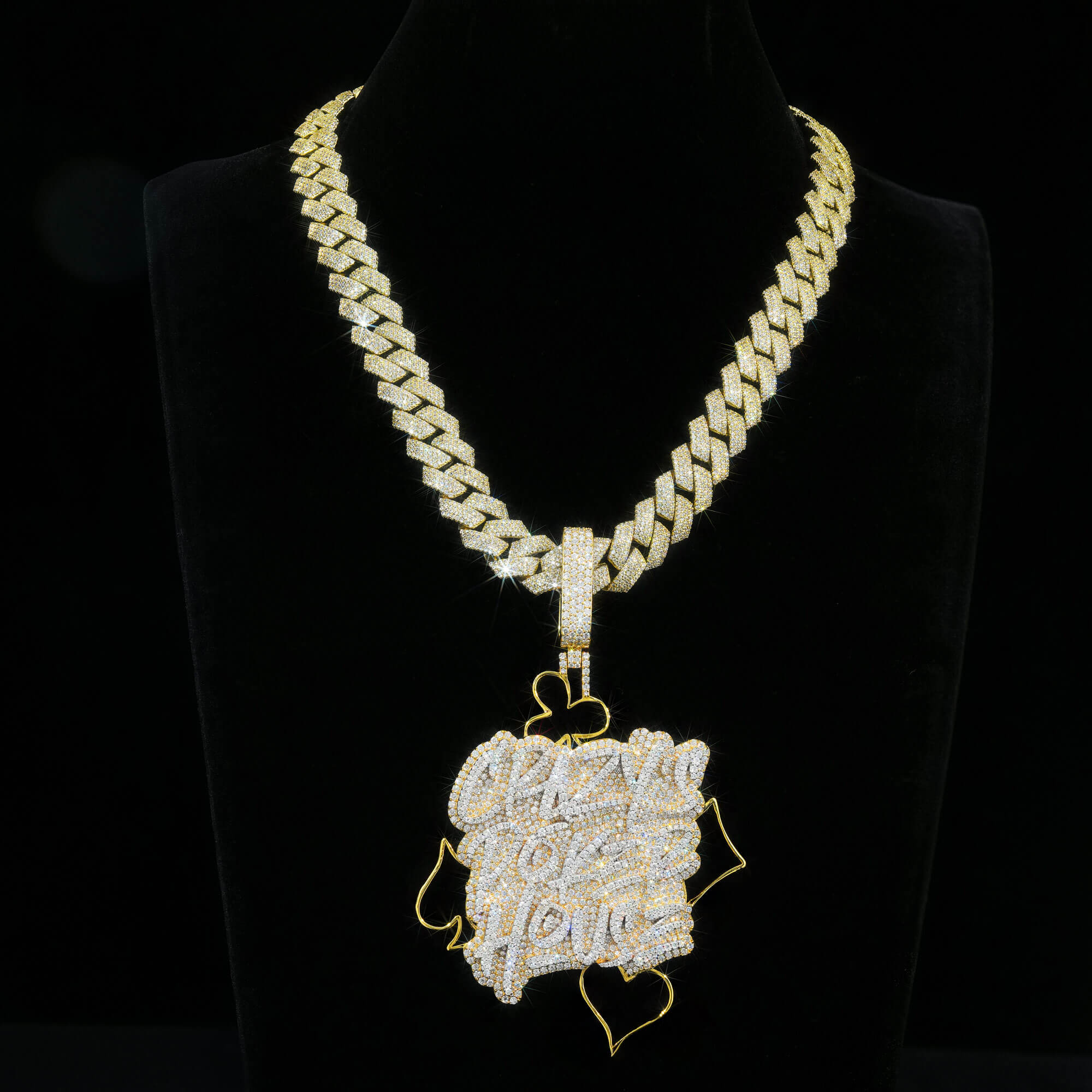 Custom Name VVS Moissanite Pendant