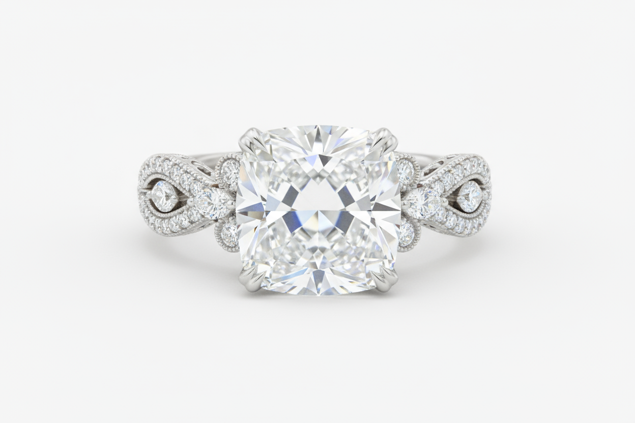 培育钻石定制戒指