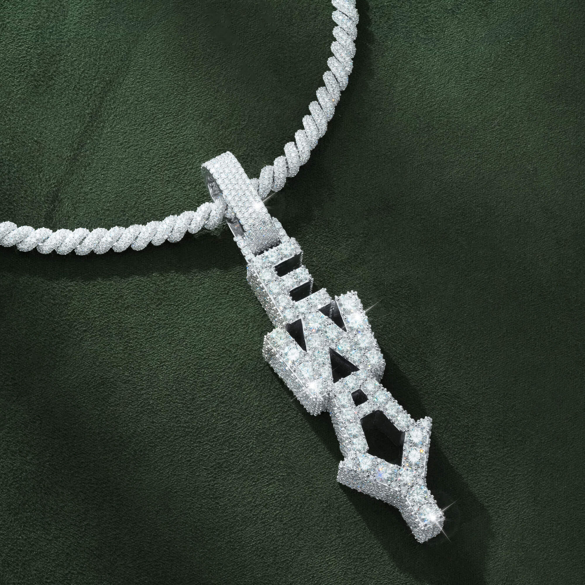 Custom EWAY VVS Moissanite Pendant