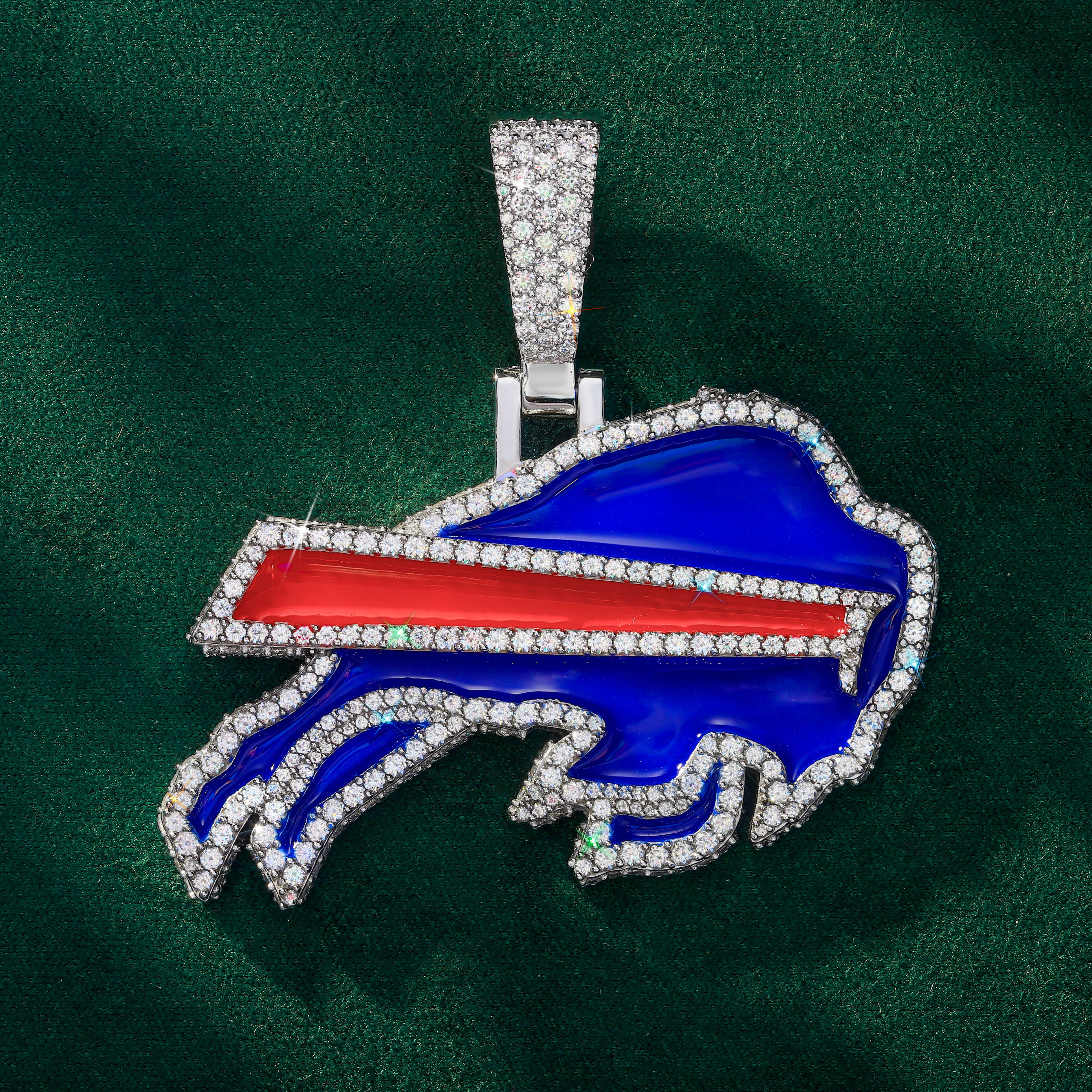 Custom Enamel Animal Custom Pendants – Iced Out Moissanite Hip Hop Pendant