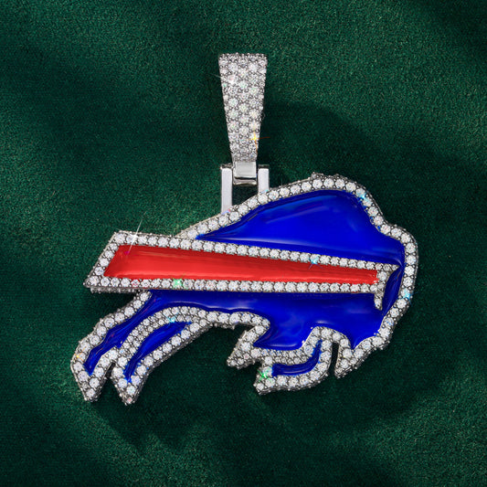 Custom Enamel Animal Custom Pendants – Iced Out Moissanite Hip Hop Pendant