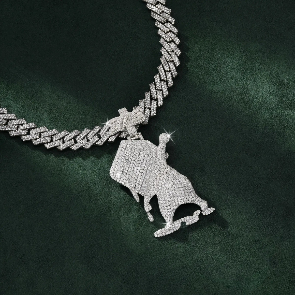 Custom Iced Out Graduation Bear Pendant – Custom Pendants with VVS Moissanite