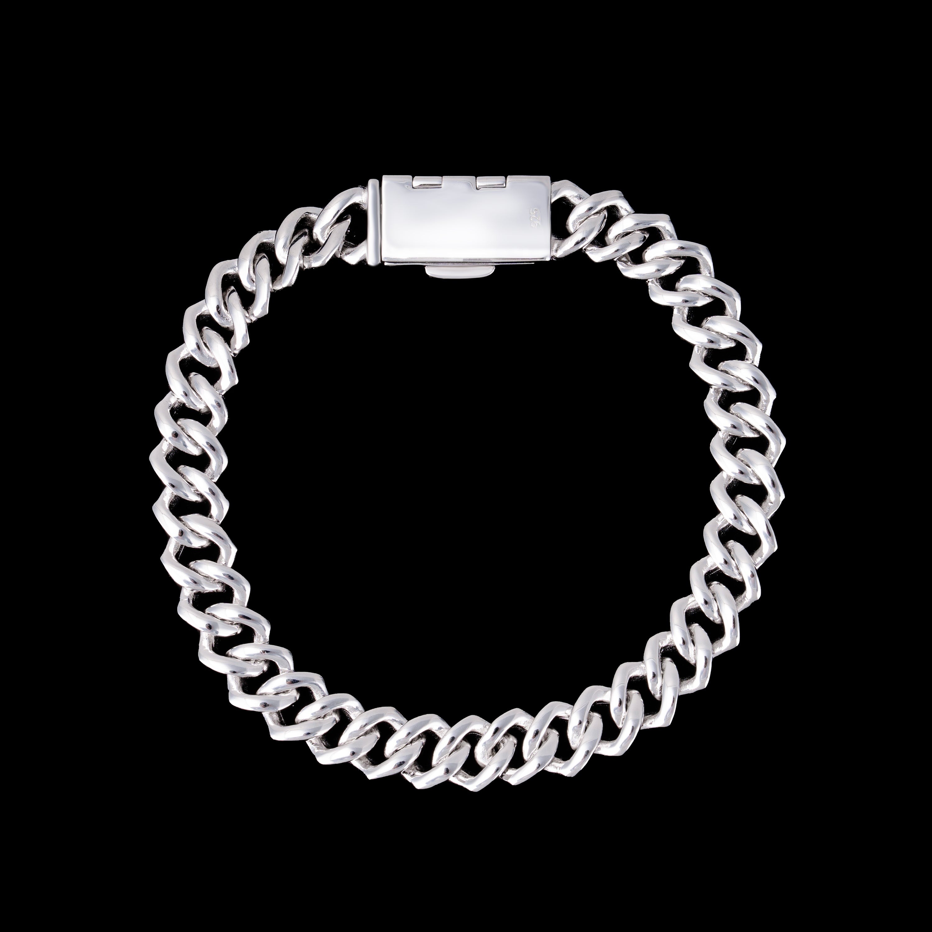 10MM 2 Row Iced Out Moissanite Cuban Chain Necklace & Bracelet – product view