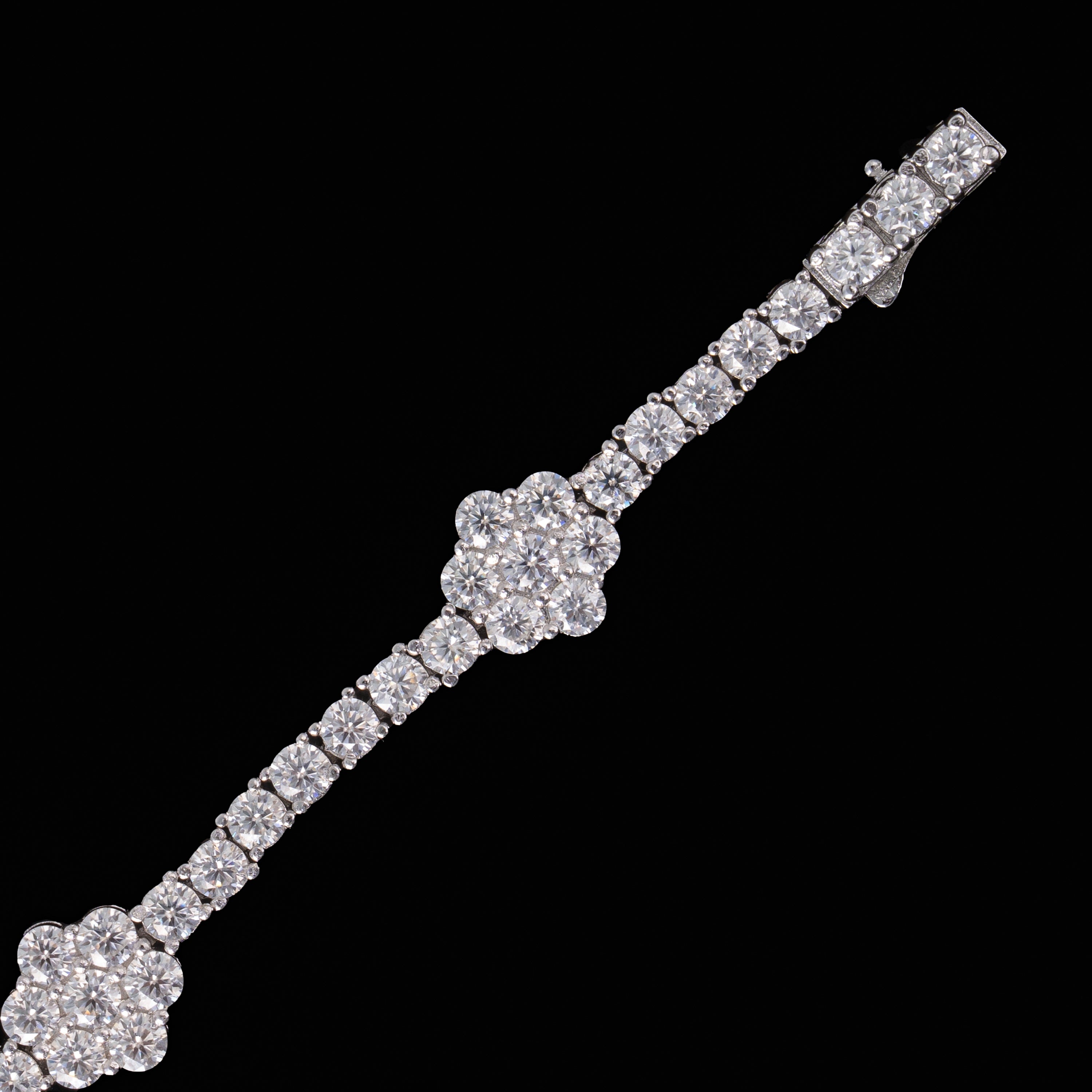 3MM Double Row Tennis Bracelet – Iced Out Moissanite by Sommarnox