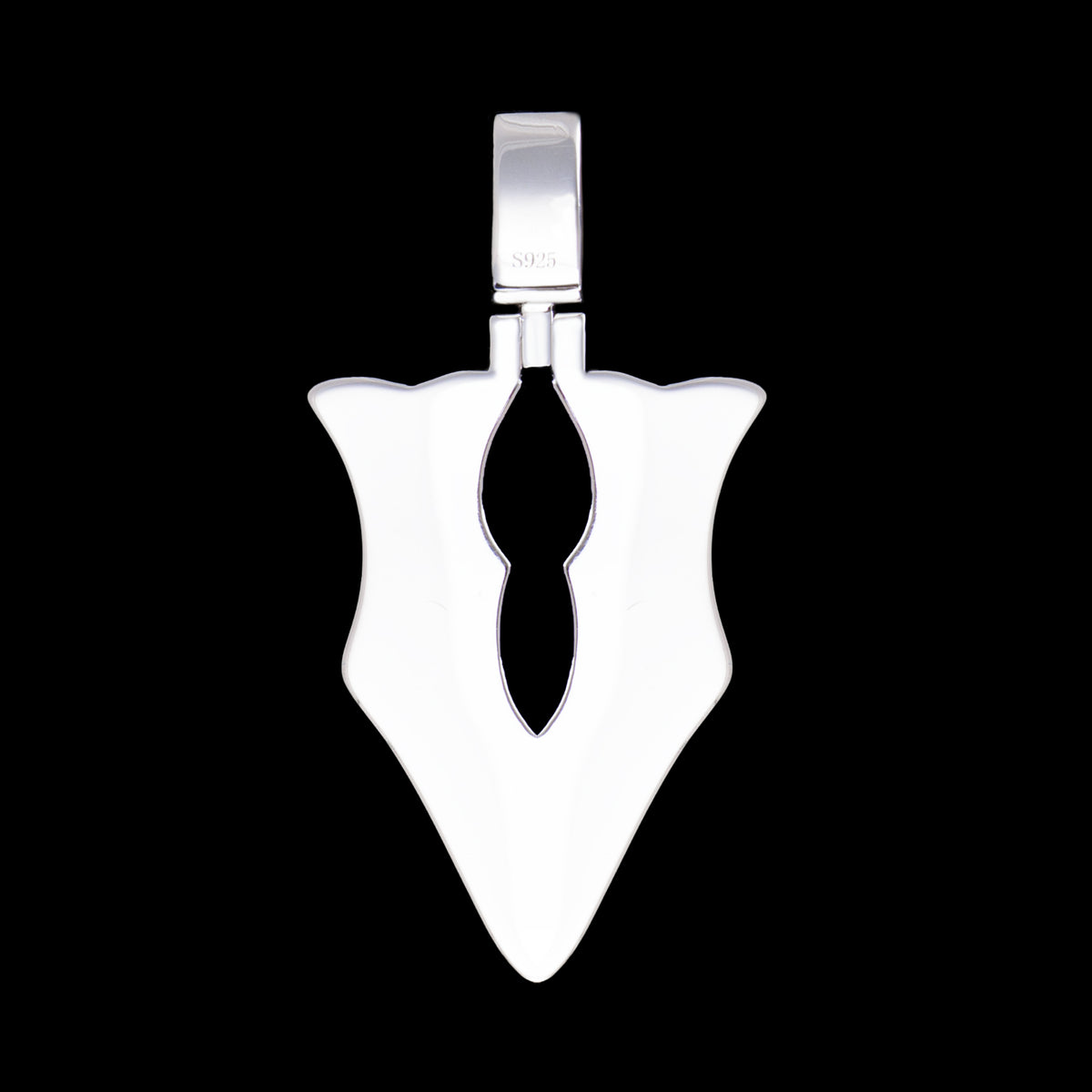 Baguette Letter Pendant – Iced Out VVS Moissanite Initial Pendant – alternate product view 19