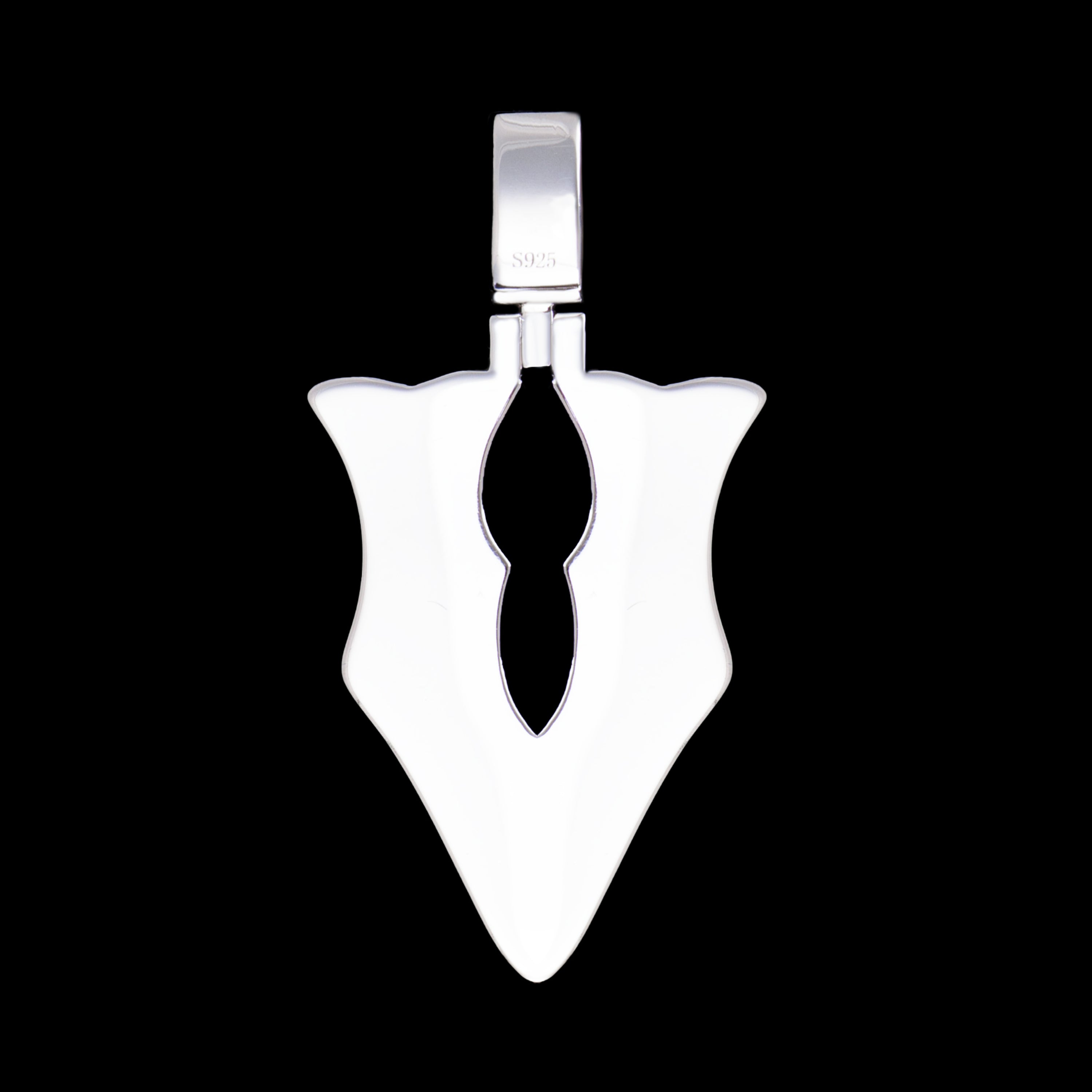 Moissanite letter pendant