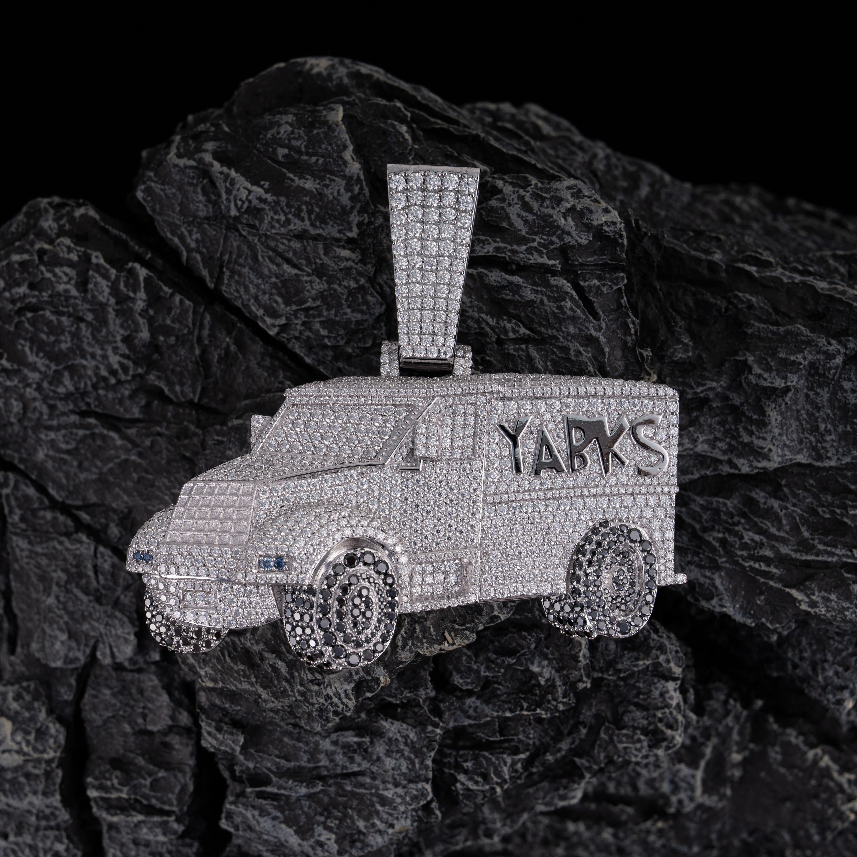 Moissanite YABKS Car Pendant by Sommarnox