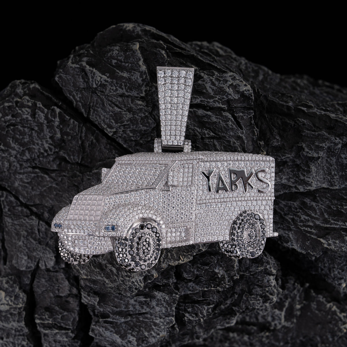 Moissanite YABKS Car Pendant by Sommarnox
