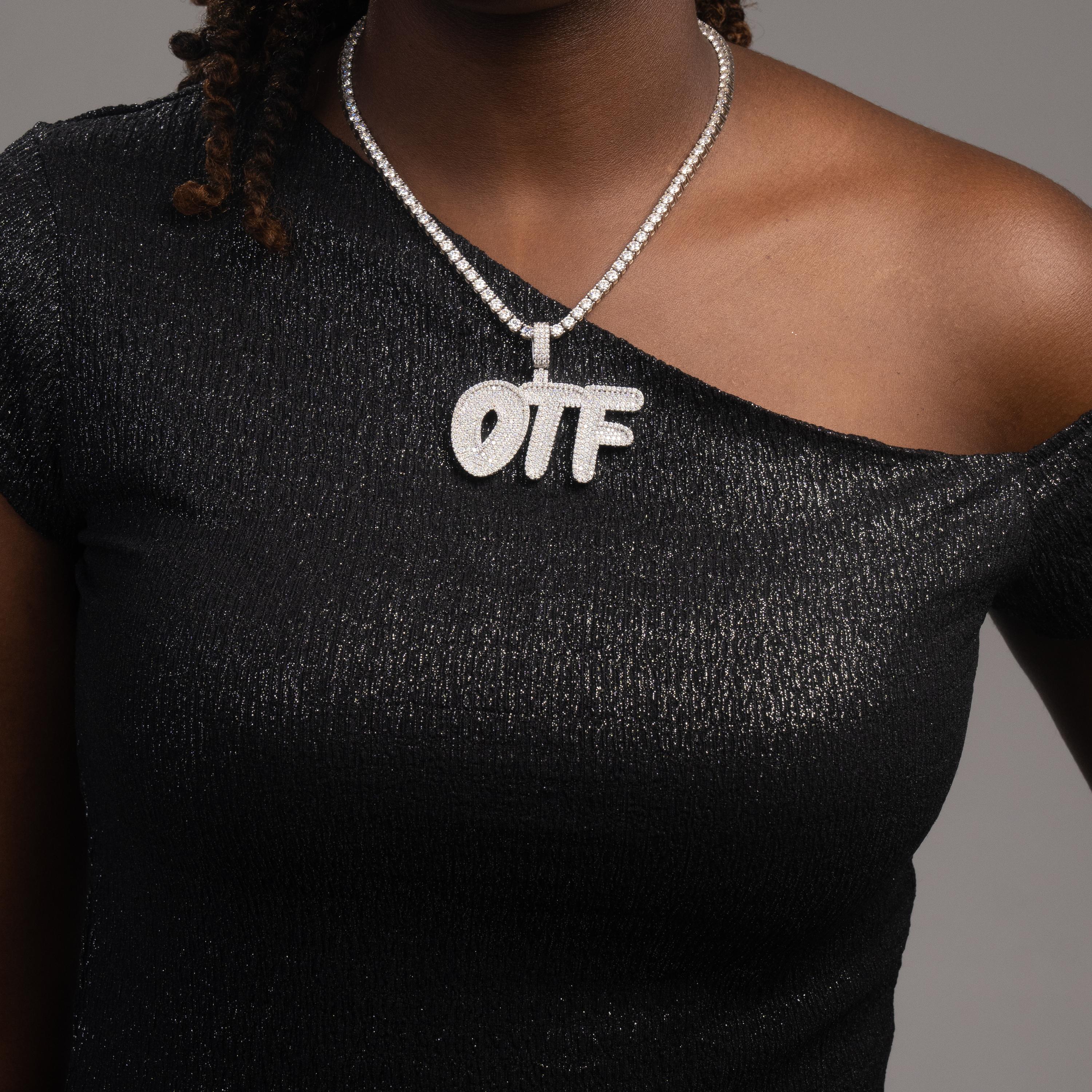 Custom Hip Hop Moissanite "OTF" Pendant by Sommarnox