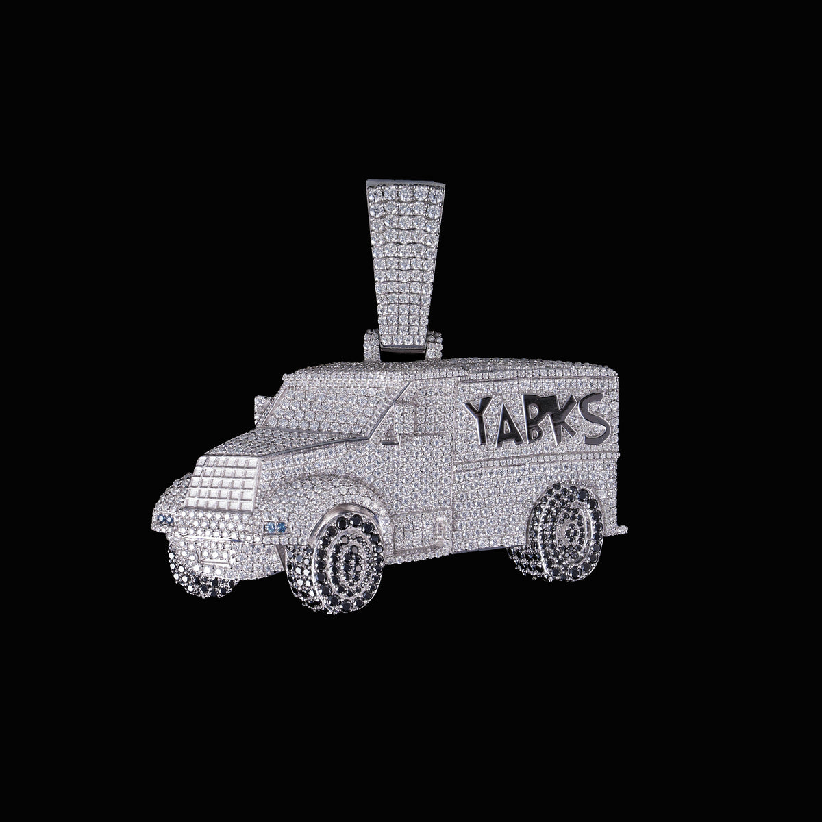 Moissanite YABKS Car Pendant – alternate product view 3