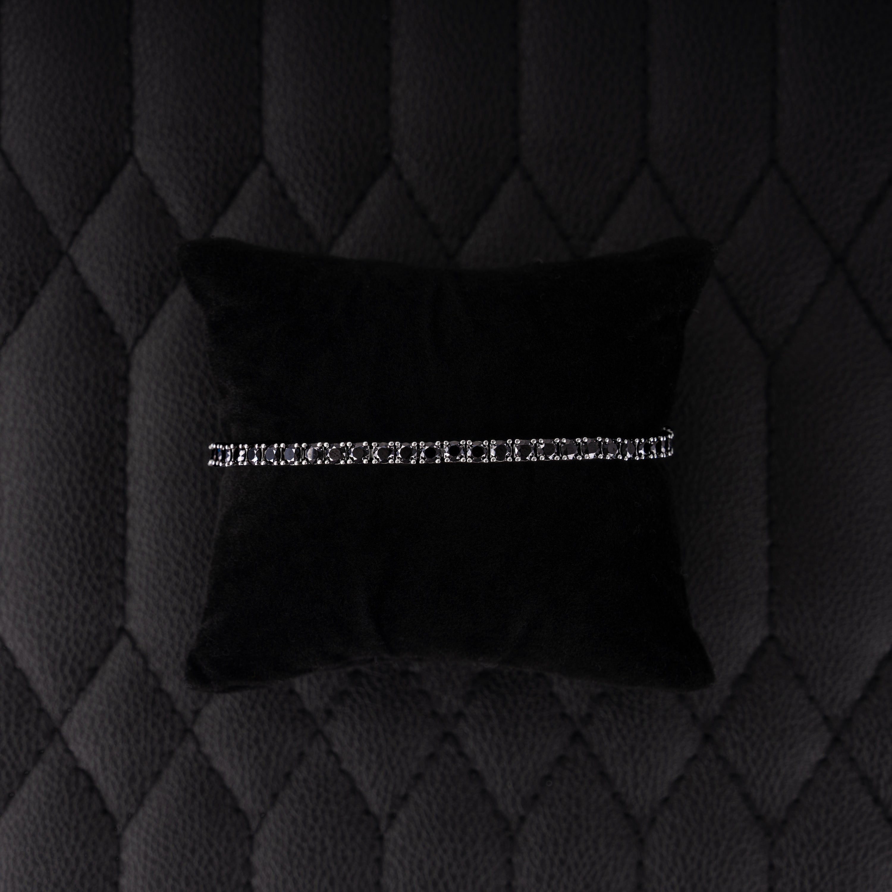 3MM 3.5MM 4MM 5MM 6.5MM Black Moissanite Tennis Chain Necklace Bracelet