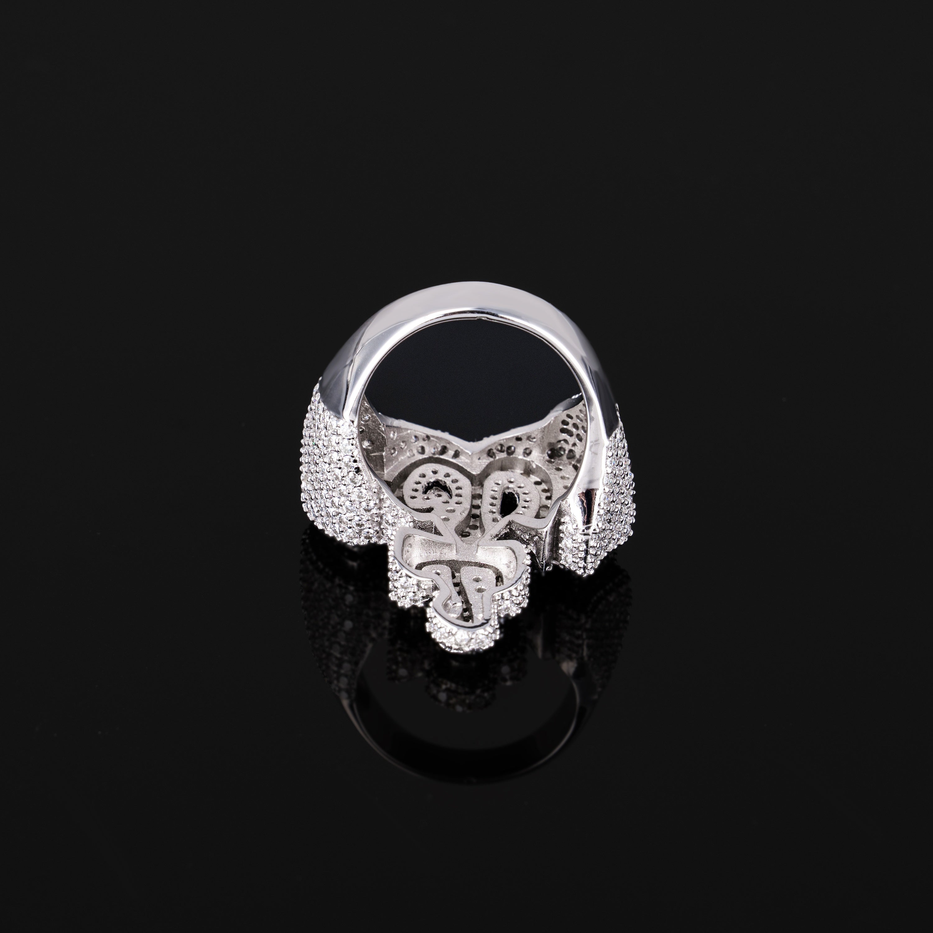 Iced Out VVS Moissanite Allah Ring – alternate product view 5