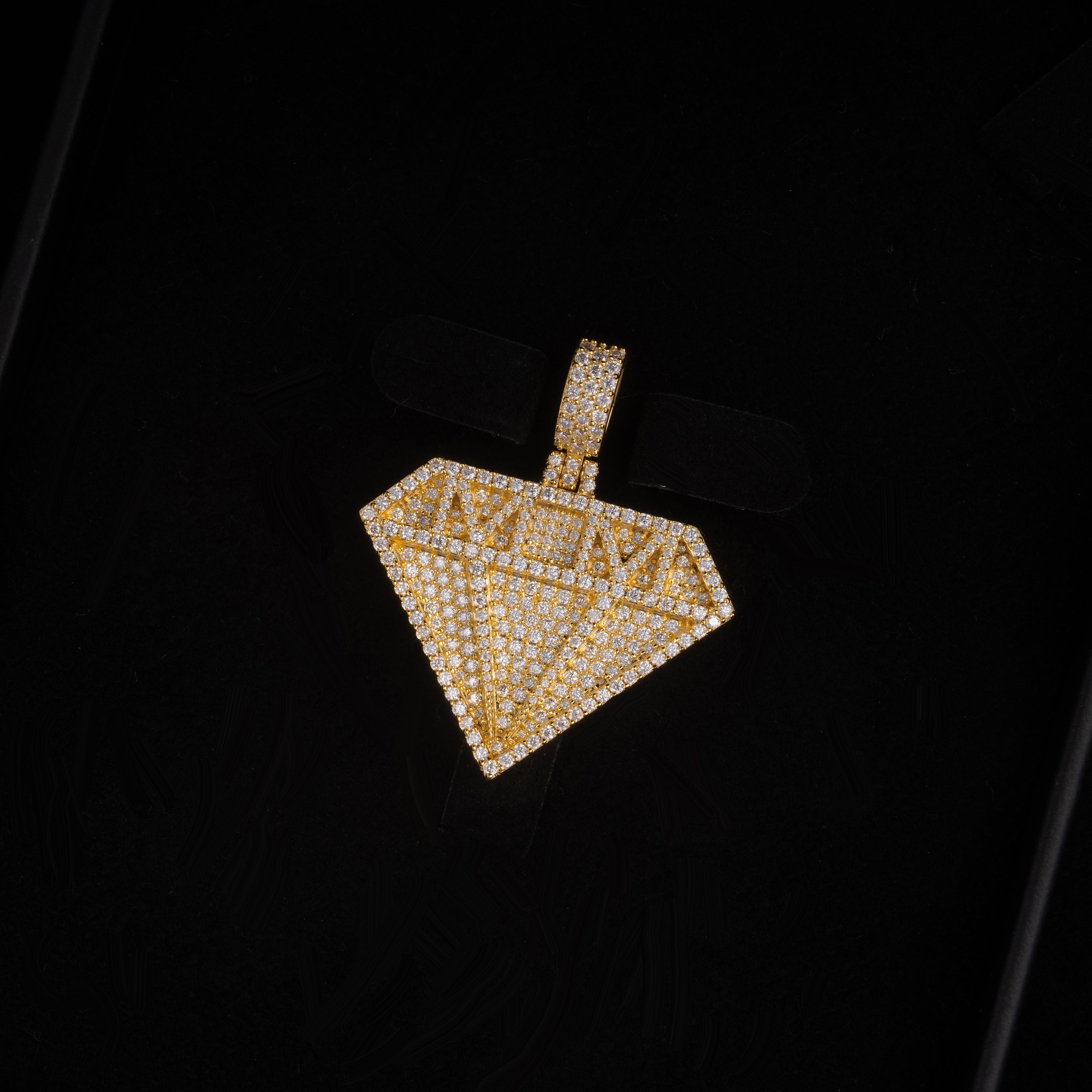 Moissanite Diamond-Shaped Pendant – alternate product view 13
