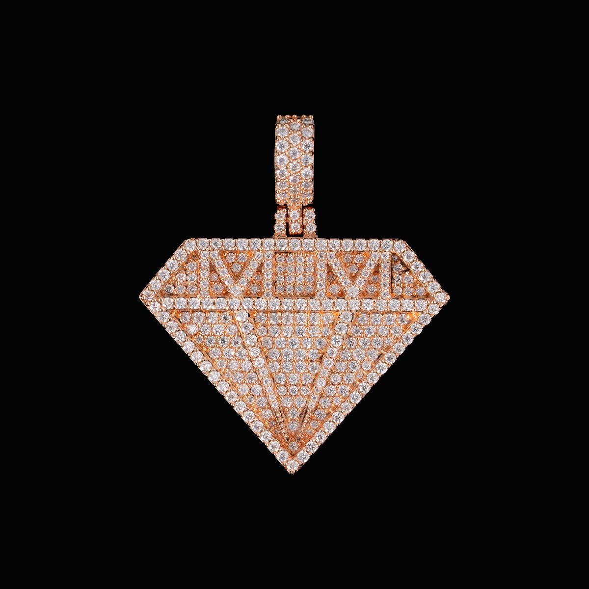 Moissanite Diamond-Shaped Pendant – alternate product view 5