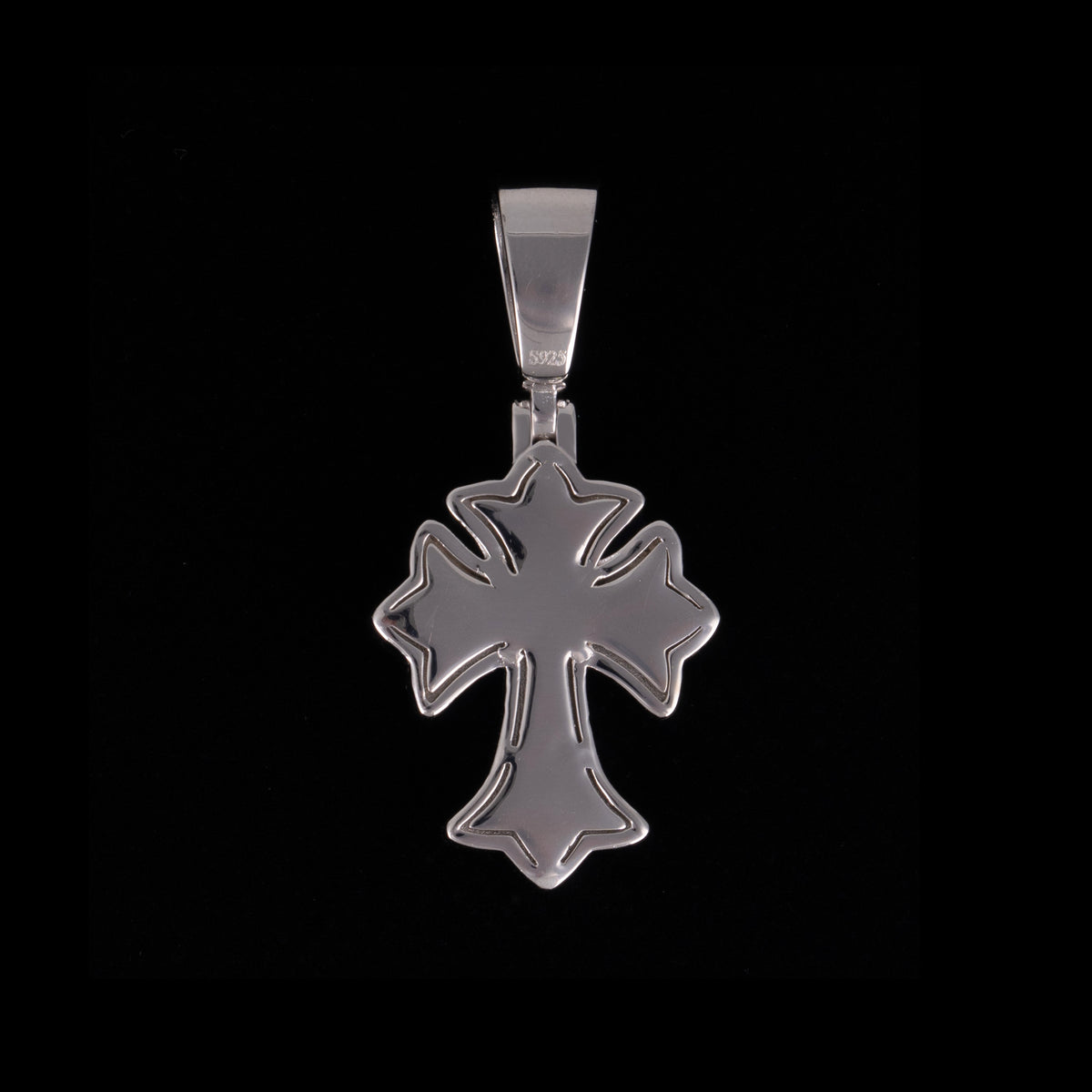 Moissanite Cross Pendant – FP2596 – alternate product view 5