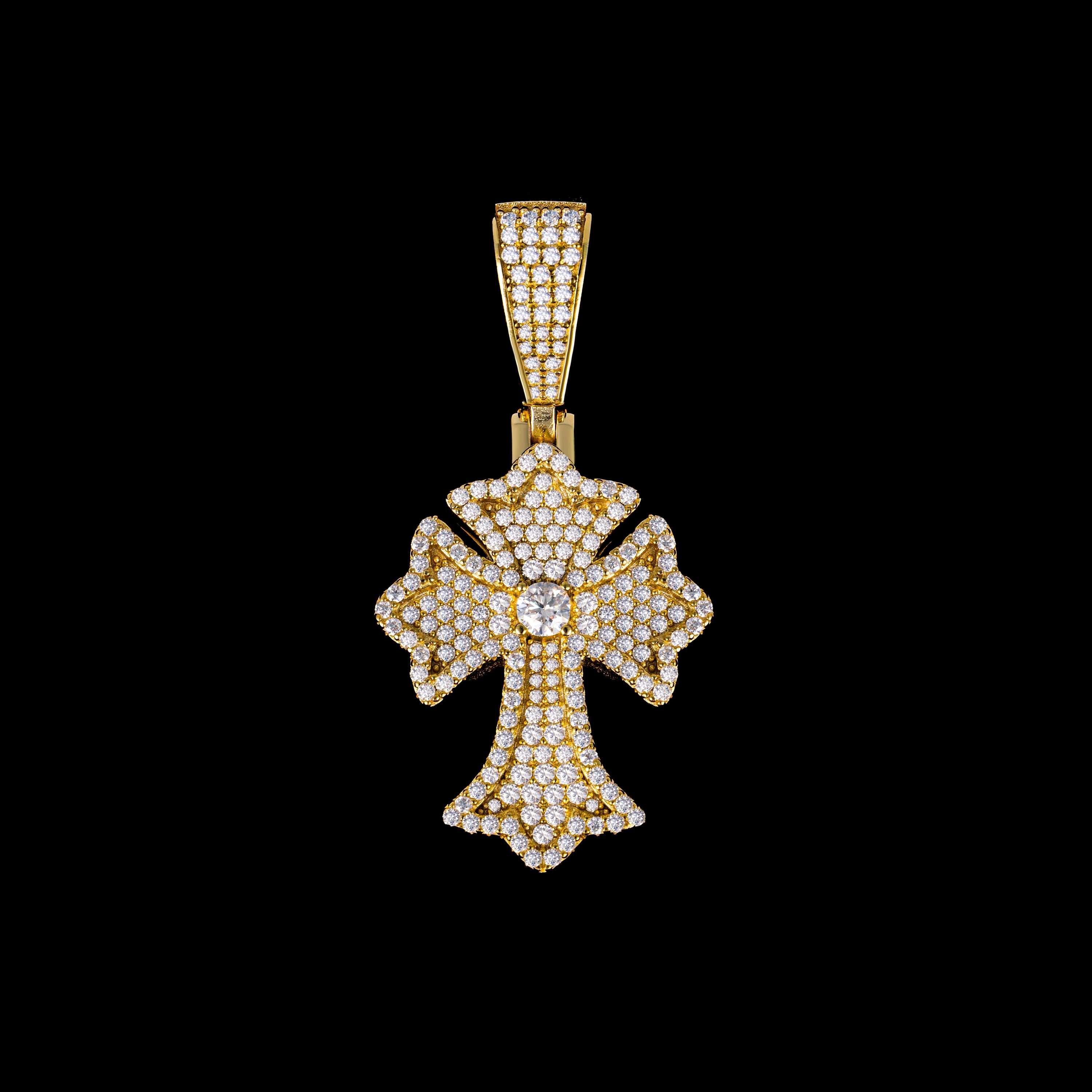 Moissanite Cross Pendant – FP2596 – alternate product view 6