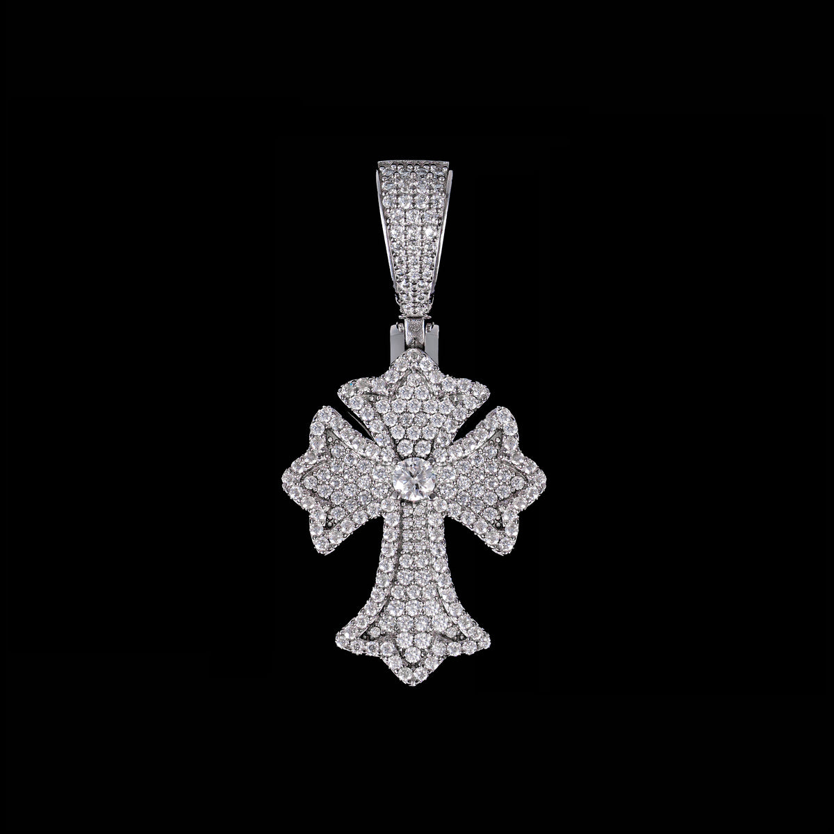 Moissanite Cross Pendant – FP2596 – alternate product view 8