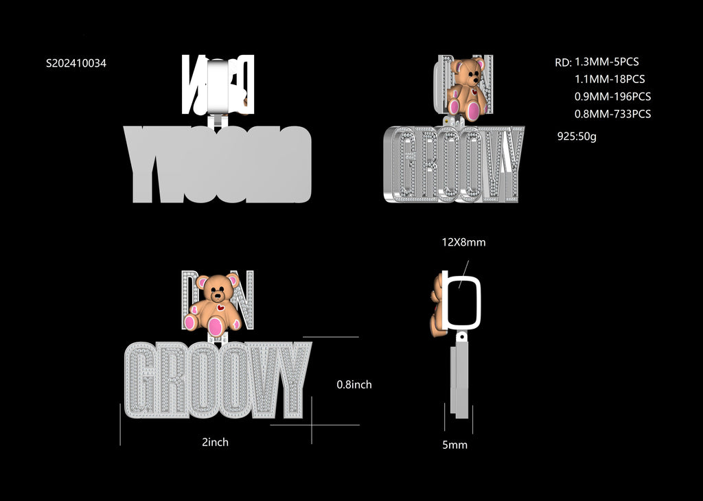 Custom Jewelry Cad Design Deposit（After Placing The Order, We Will Contact You With Jewelry Design.The total amount of custom jewelry that can be deducted）