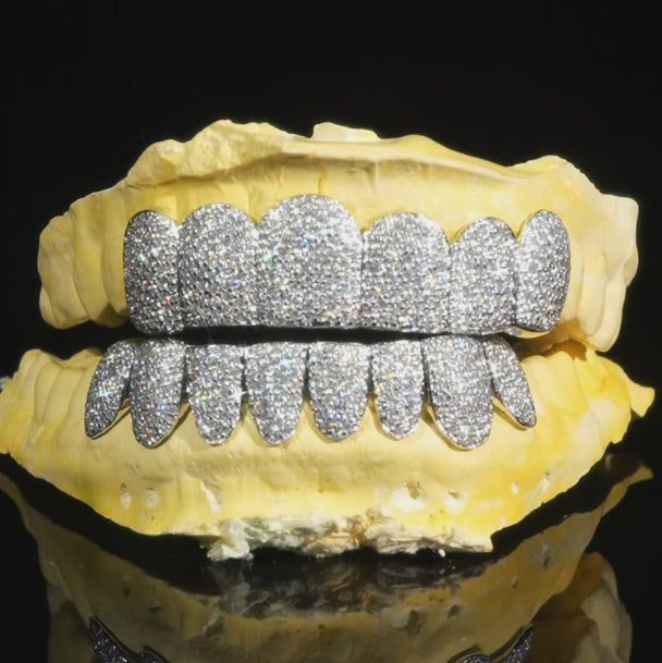VVS Round Moissanite Diamond Grillz